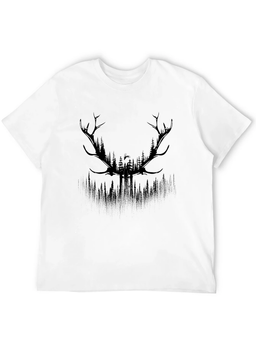 Antler Forest Graphic Tee - Mens Black T-Shirt product image 11