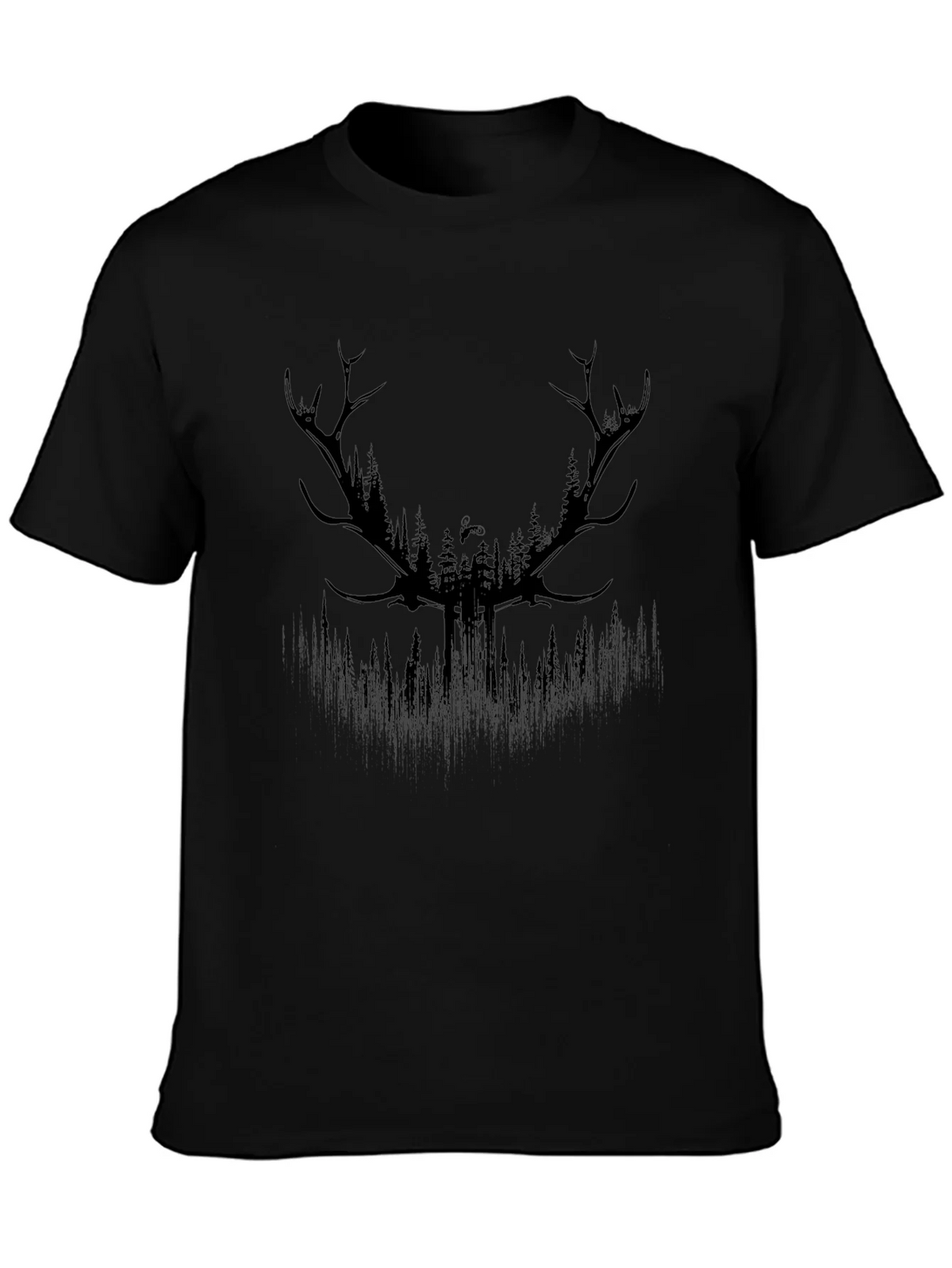 Antler Forest Graphic Tee - Mens Black T-Shirt product image 3
