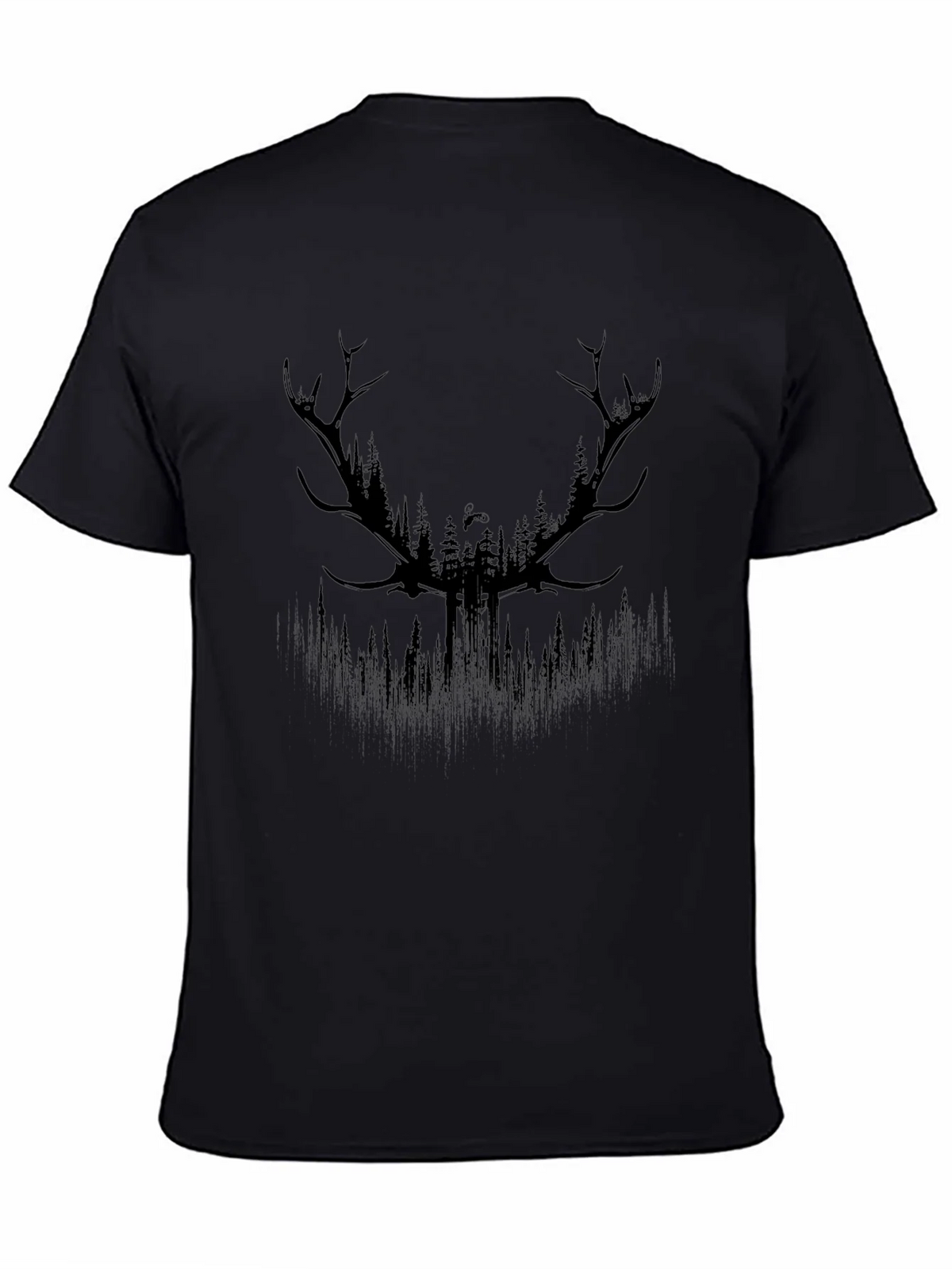 Antler Forest Graphic Tee - Mens Black T-Shirt product image 4