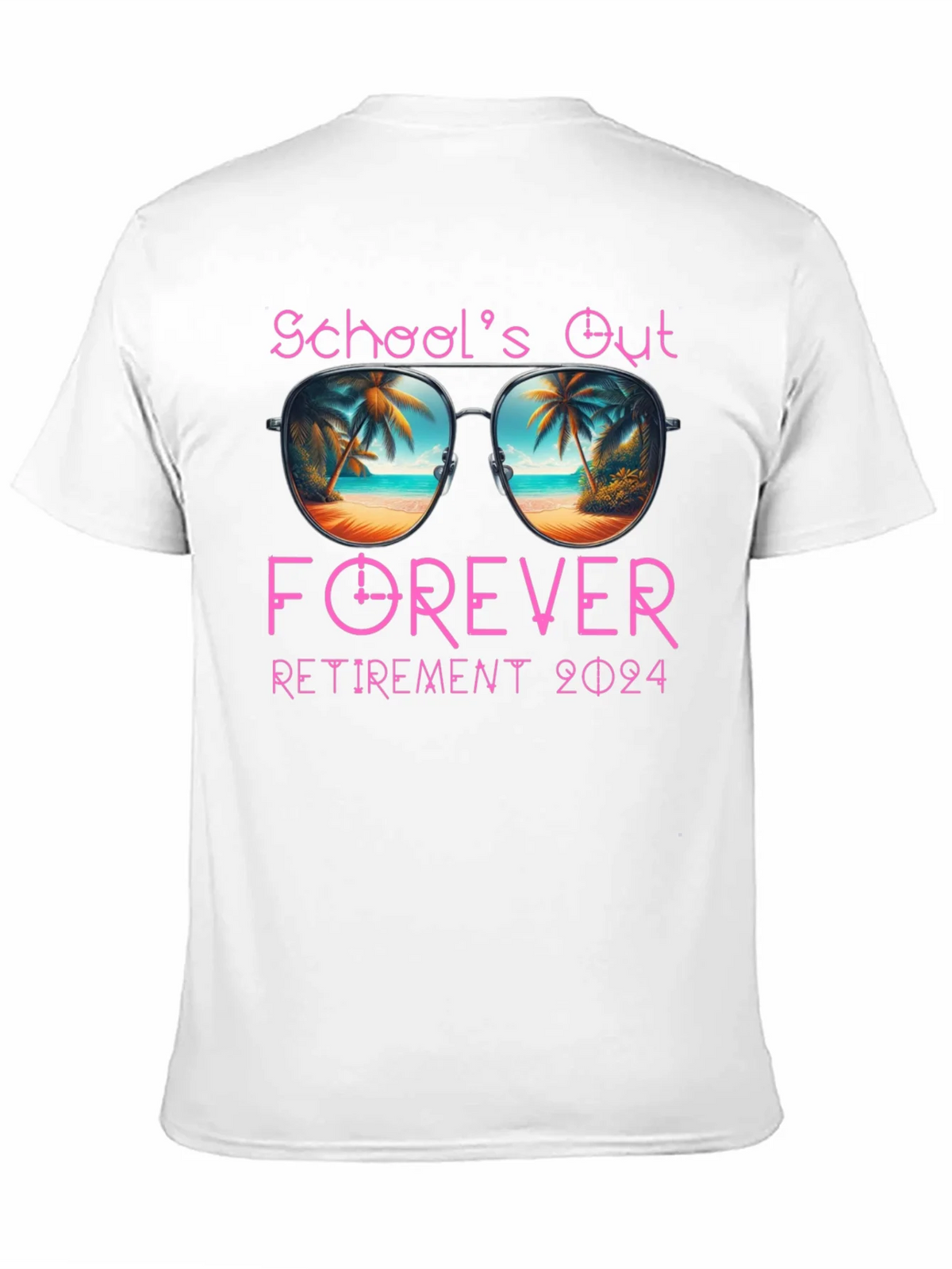 Schools Out Forever Retirement 2024 T-Shirt product image 9
