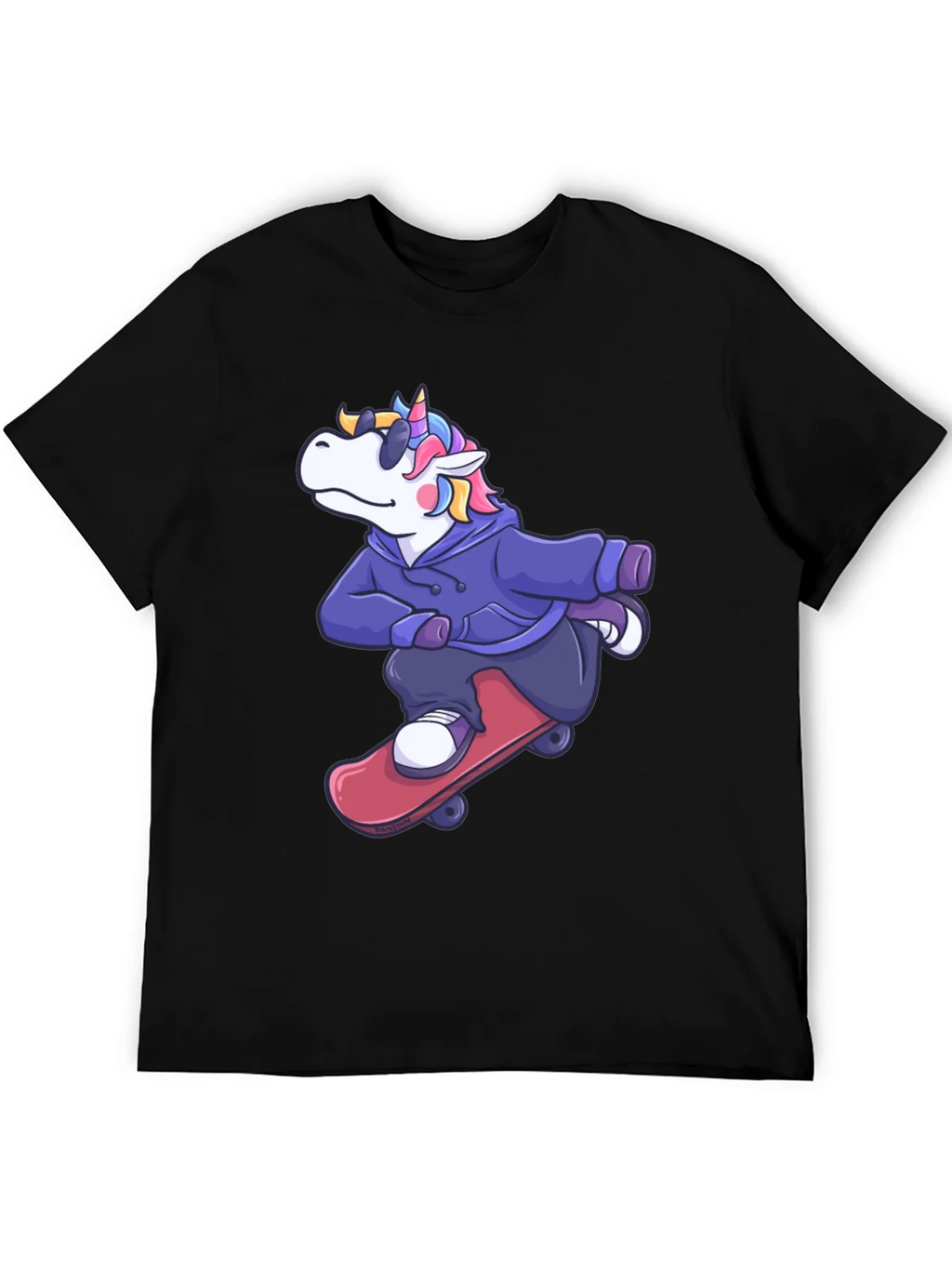 Skateboarding Unicorn Graphic Tee - Cool & Fun! product image 5