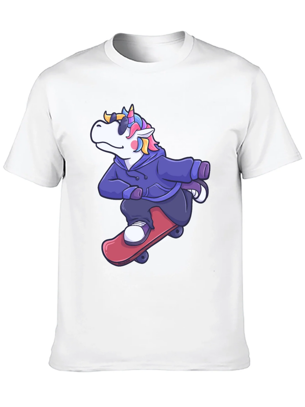 Skateboarding Unicorn Graphic Tee - Cool & Fun! product image 9