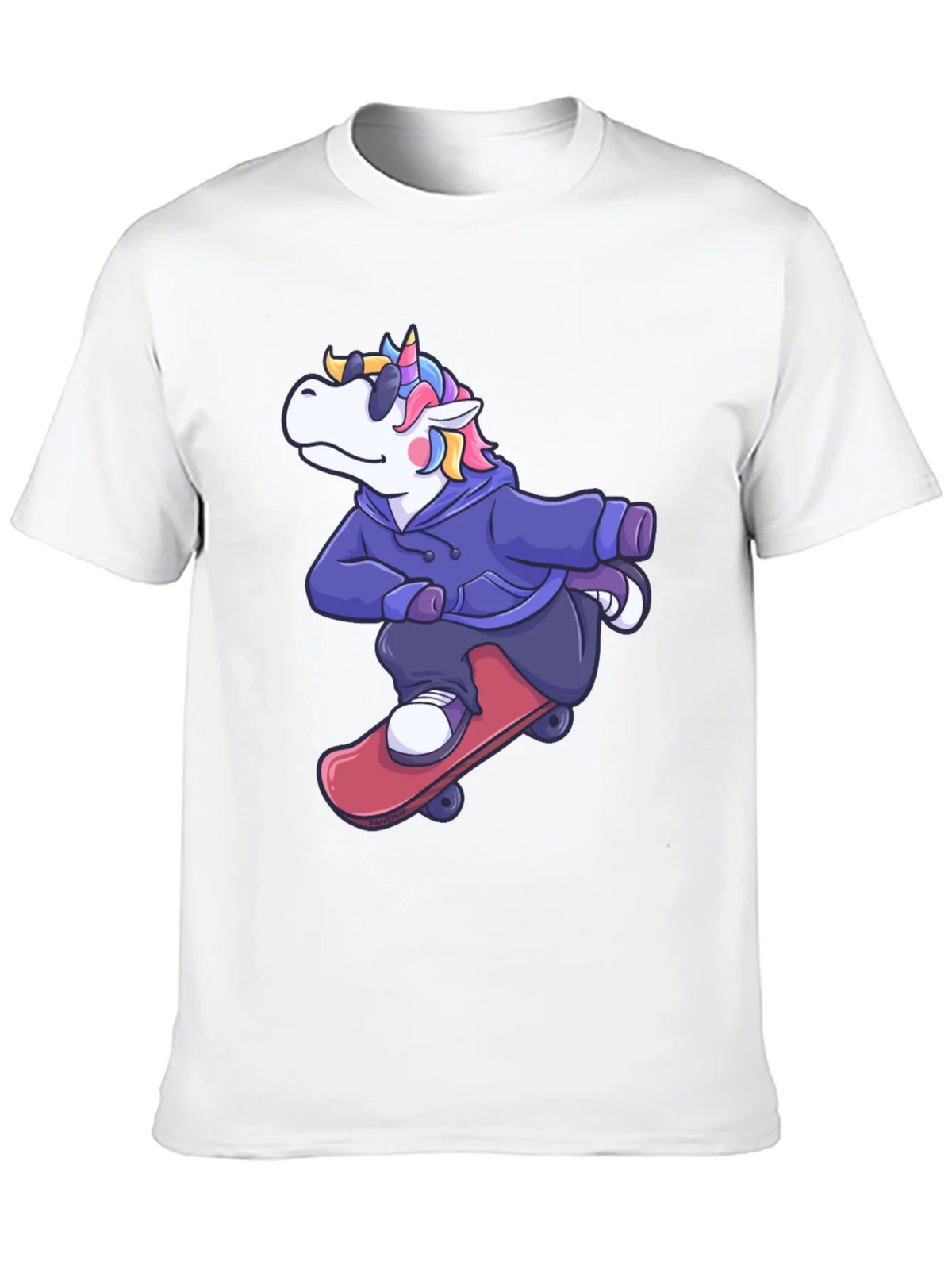 Skateboarding Unicorn Graphic Tee - Cool & Fun! product image 9