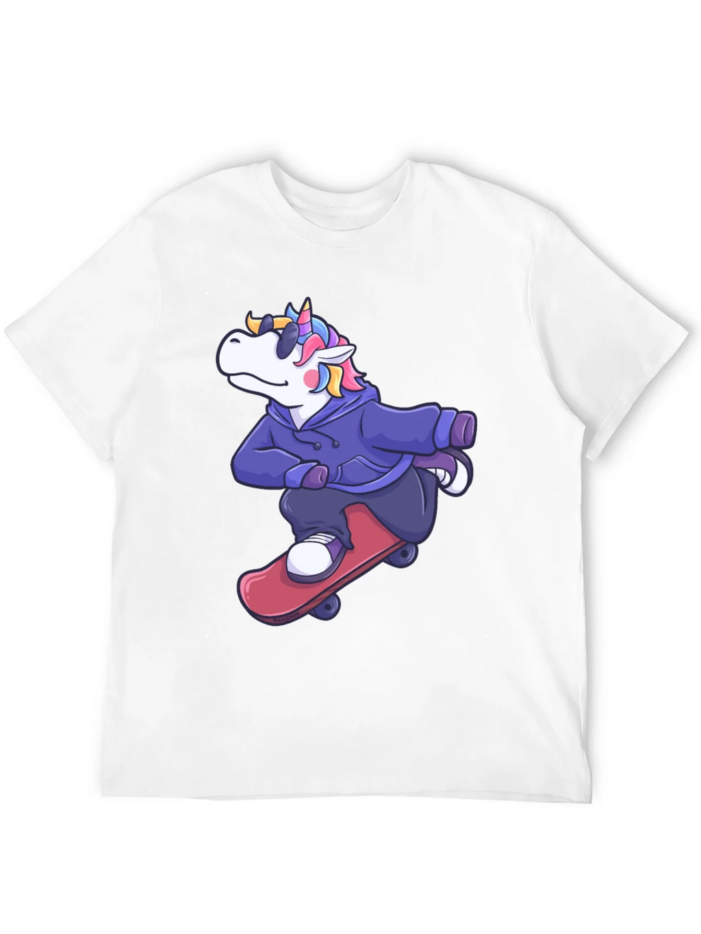 Skateboarding Unicorn Graphic Tee - Cool & Fun! product image 11
