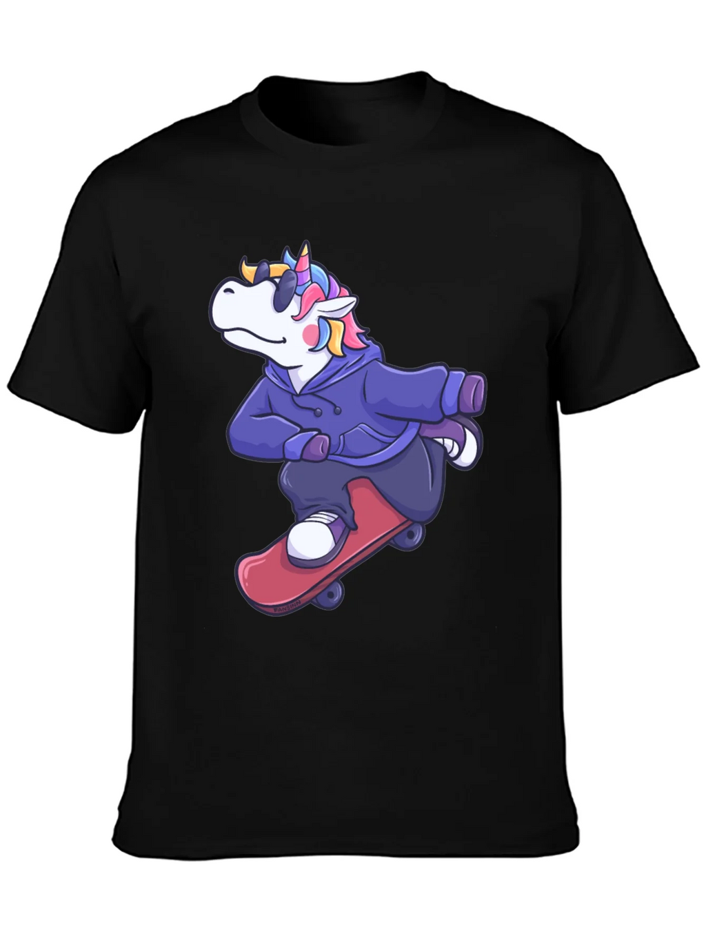 Skateboarding Unicorn Graphic Tee - Cool & Fun! product image 3