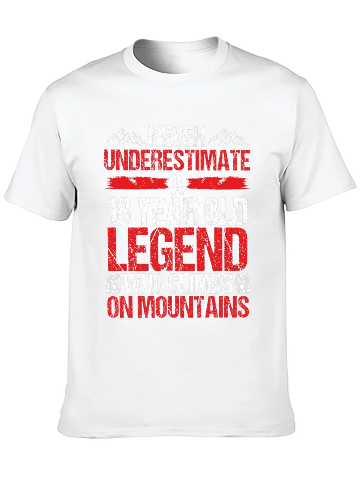 18 Year Old Legend Who Climbs On Mountains T-Shirt product image 9
