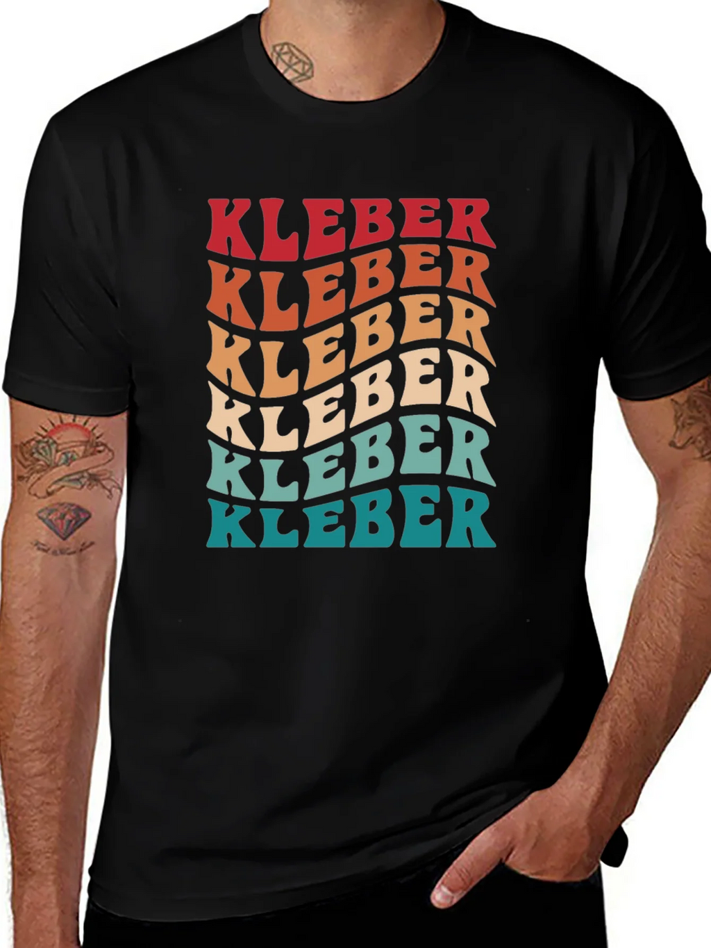 KLEBER Retro Graphic T-Shirt - Funky 70s Style product image 1