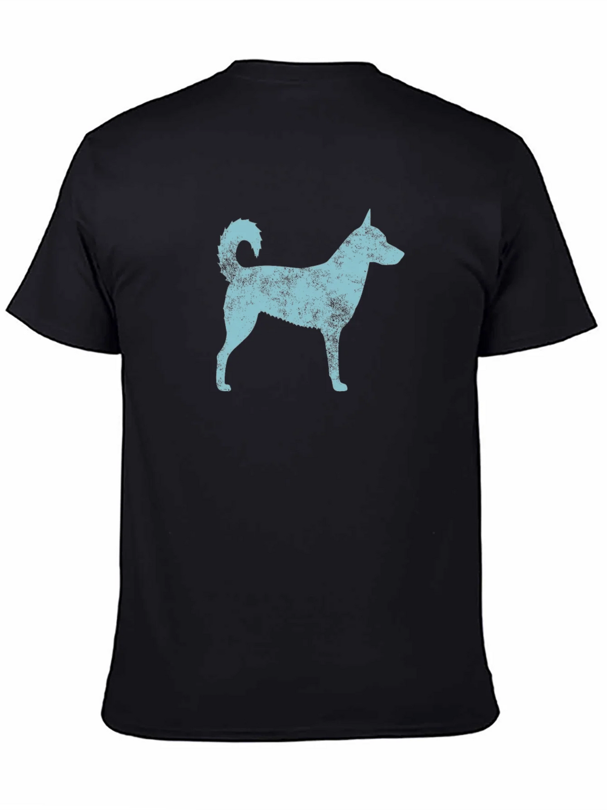 Dog Graphic Print Black T-Shirt product image 2