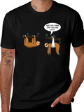 Funny Sloth T-Shirt - And you think that are lazy? product image 1