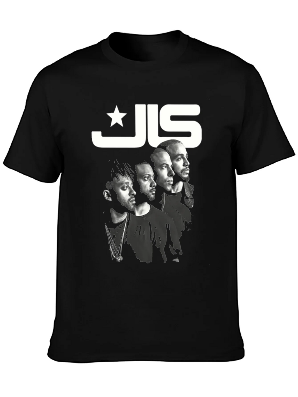 JLS Band Tee - Black Cotton Graphic T-Shirt product image 3