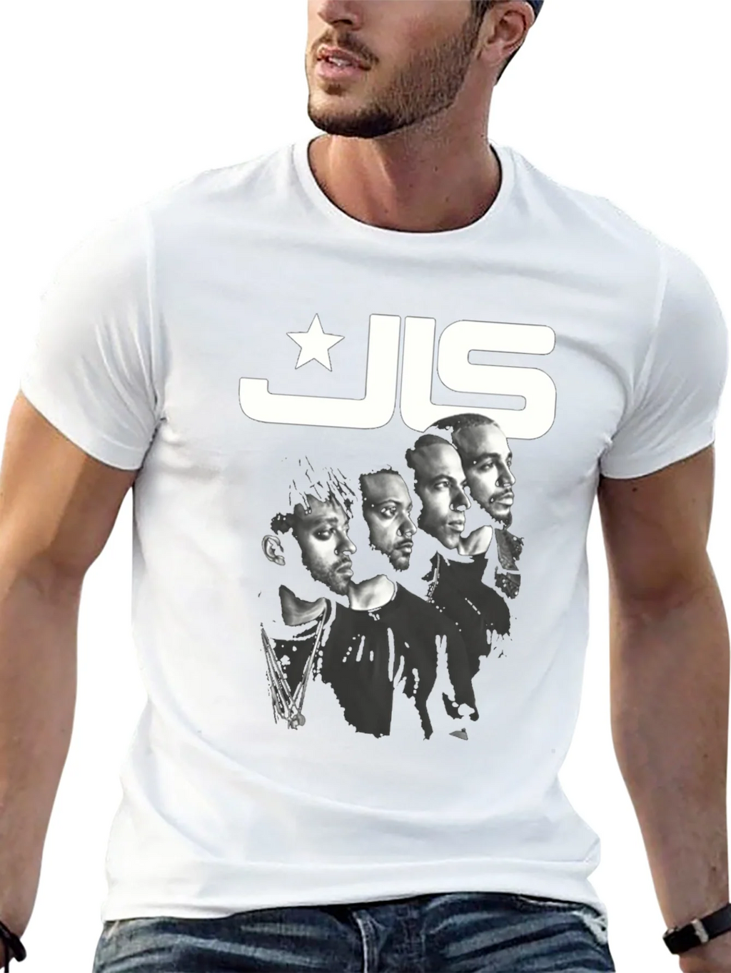JLS Band Tee - Black Cotton Graphic T-Shirt product image 12