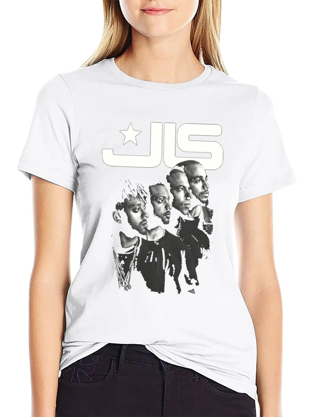 JLS Band Tee - Black Cotton Graphic T-Shirt product image 8