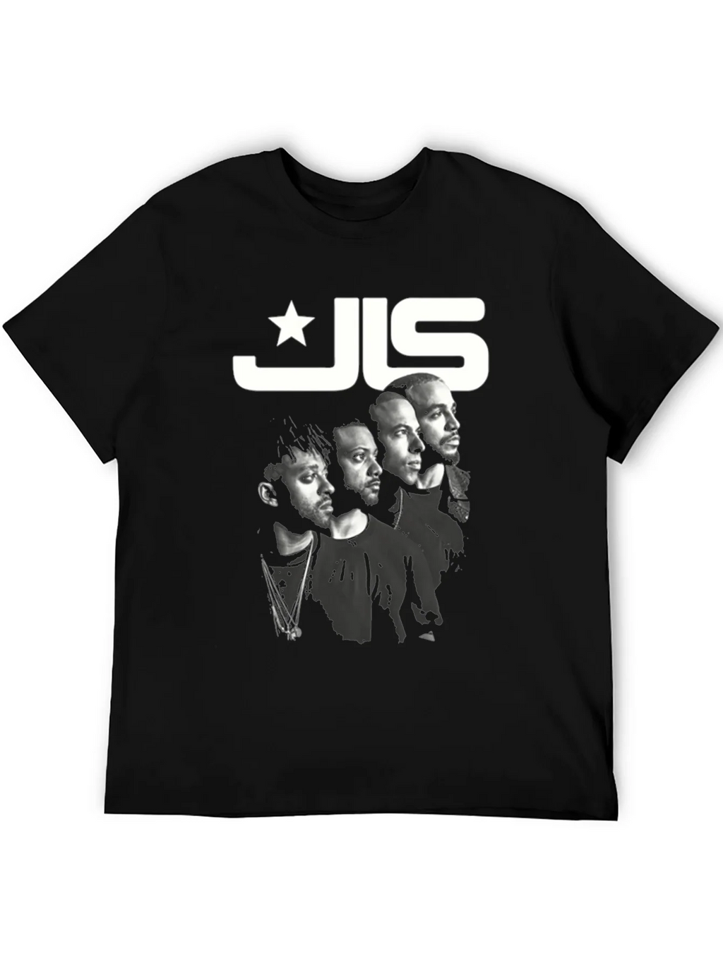 JLS Band Tee - Black Cotton Graphic T-Shirt product image 5