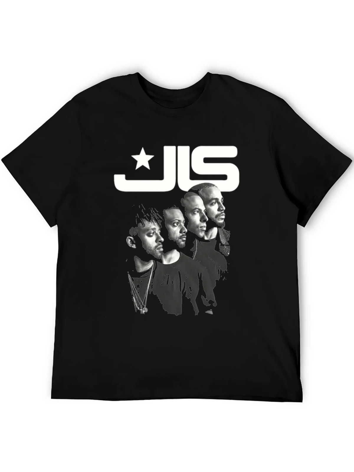 JLS Band Tee - Black Cotton Graphic T-Shirt product image 5
