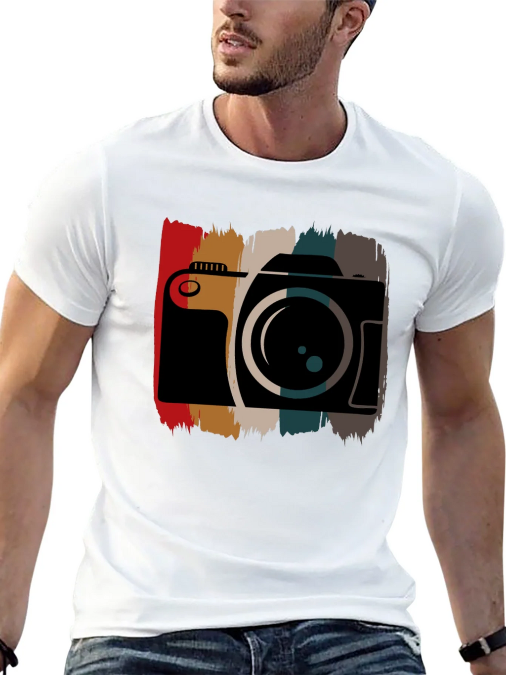 Retro Camera Graphic Tee - Photographer Style product image 5