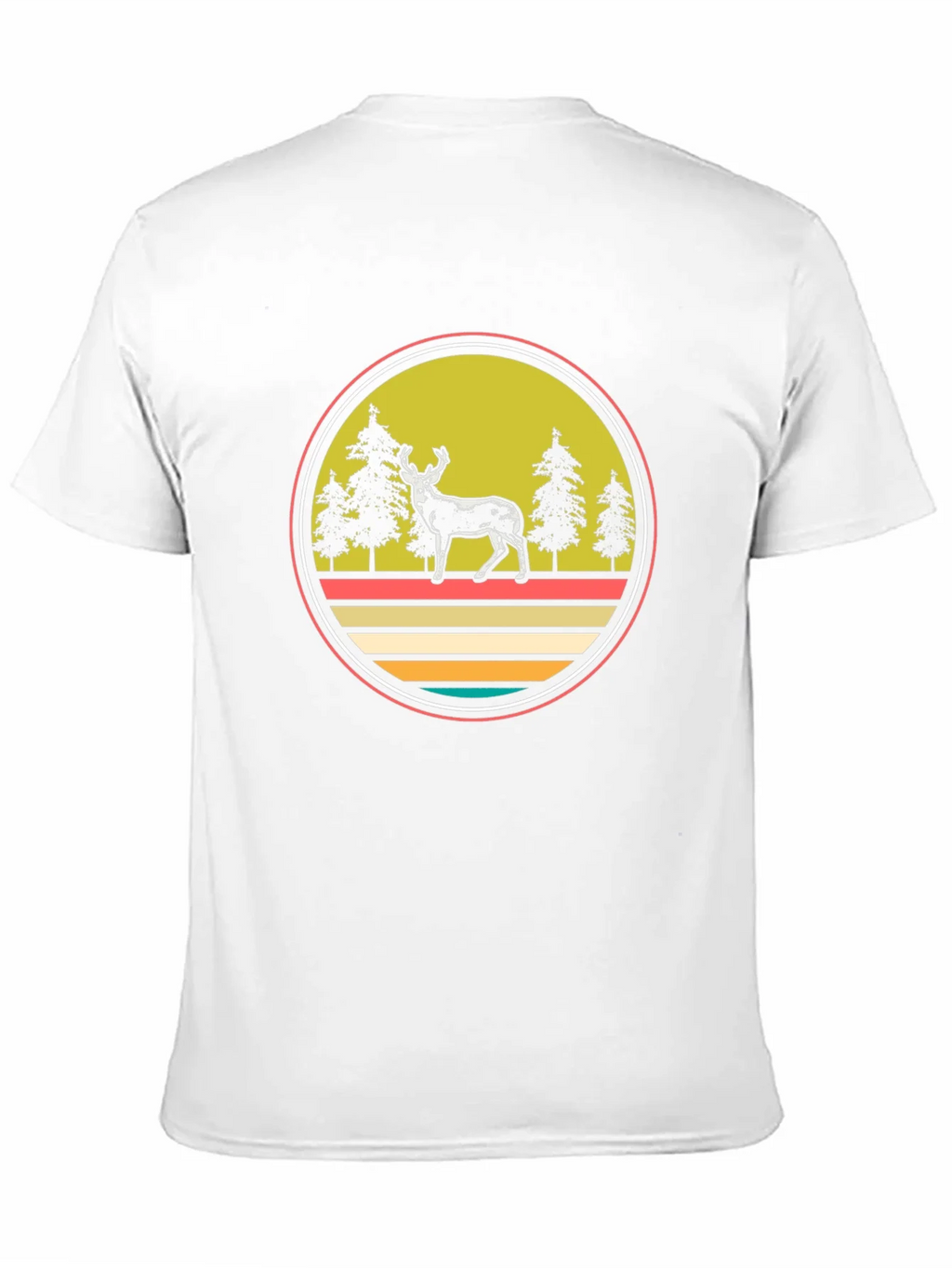 Retro Deer Forest T-Shirt - Adventure Awaits! product image 3