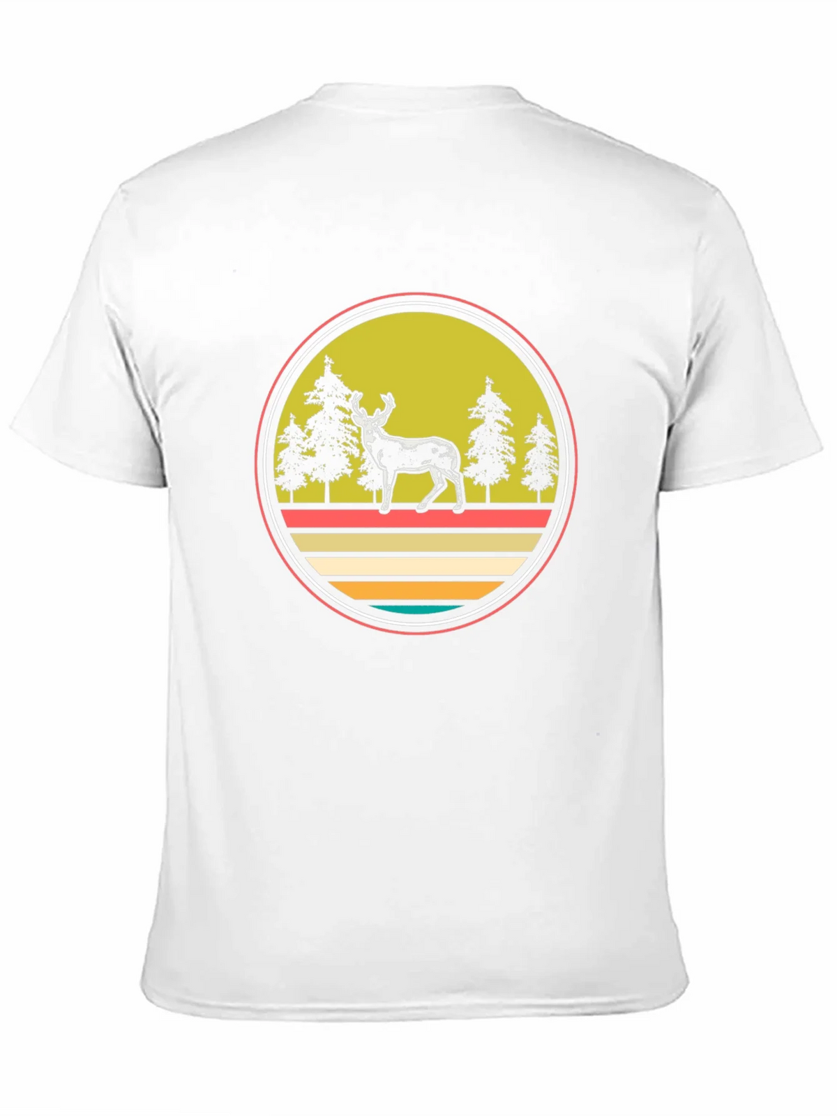 Retro Deer Forest T-Shirt - Adventure Awaits! product image 3
