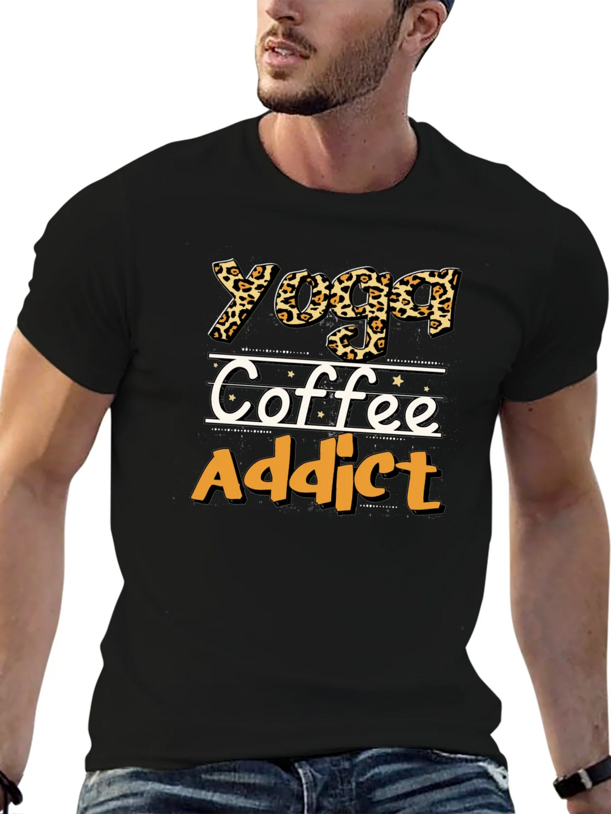 Yoga Coffee Addict Graphic Tee - Unisex product image 6