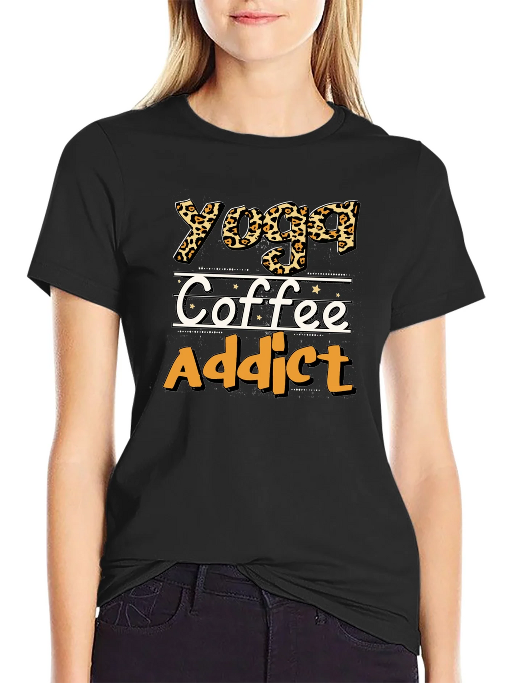 Yoga Coffee Addict Graphic Tee - Unisex product image 2