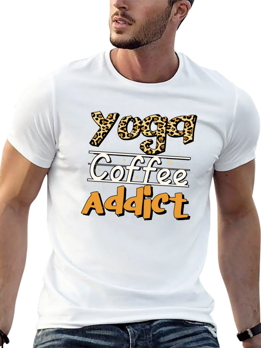 Yoga Coffee Addict Graphic Tee - Unisex product image 12