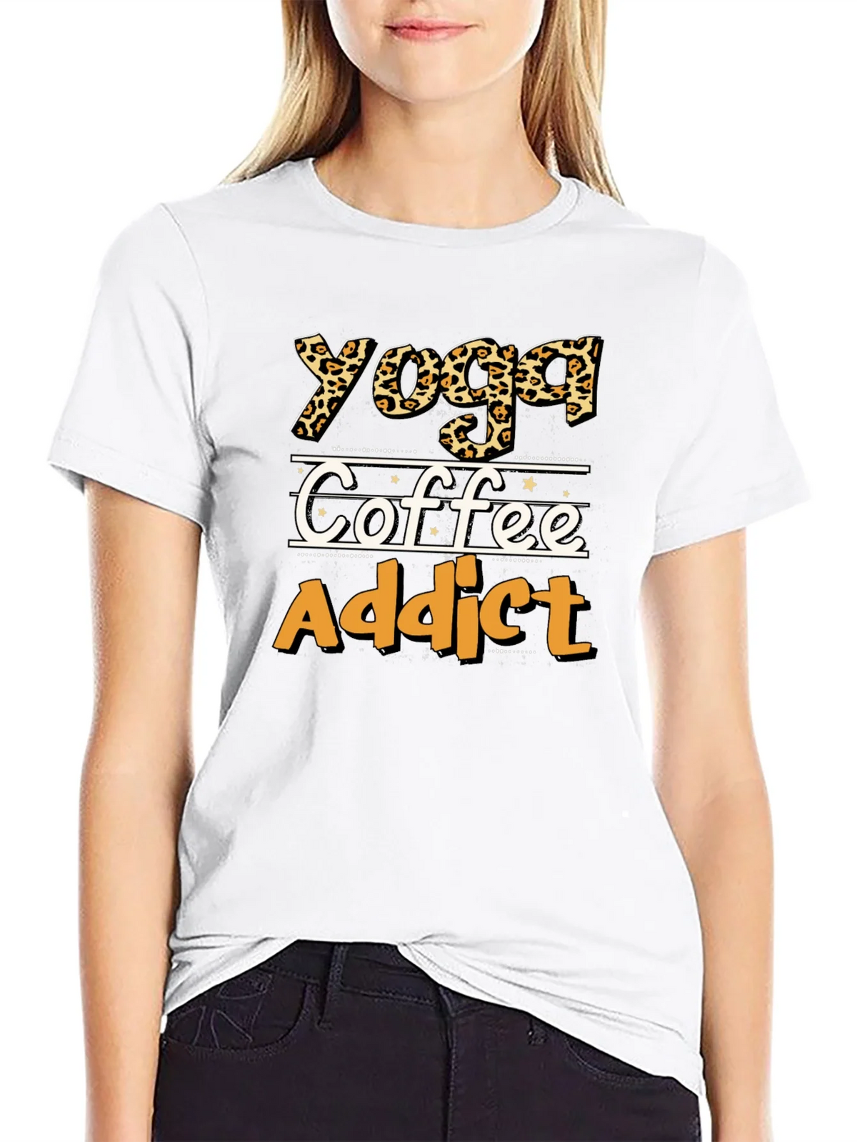 Yoga Coffee Addict Graphic Tee - Unisex product image 8