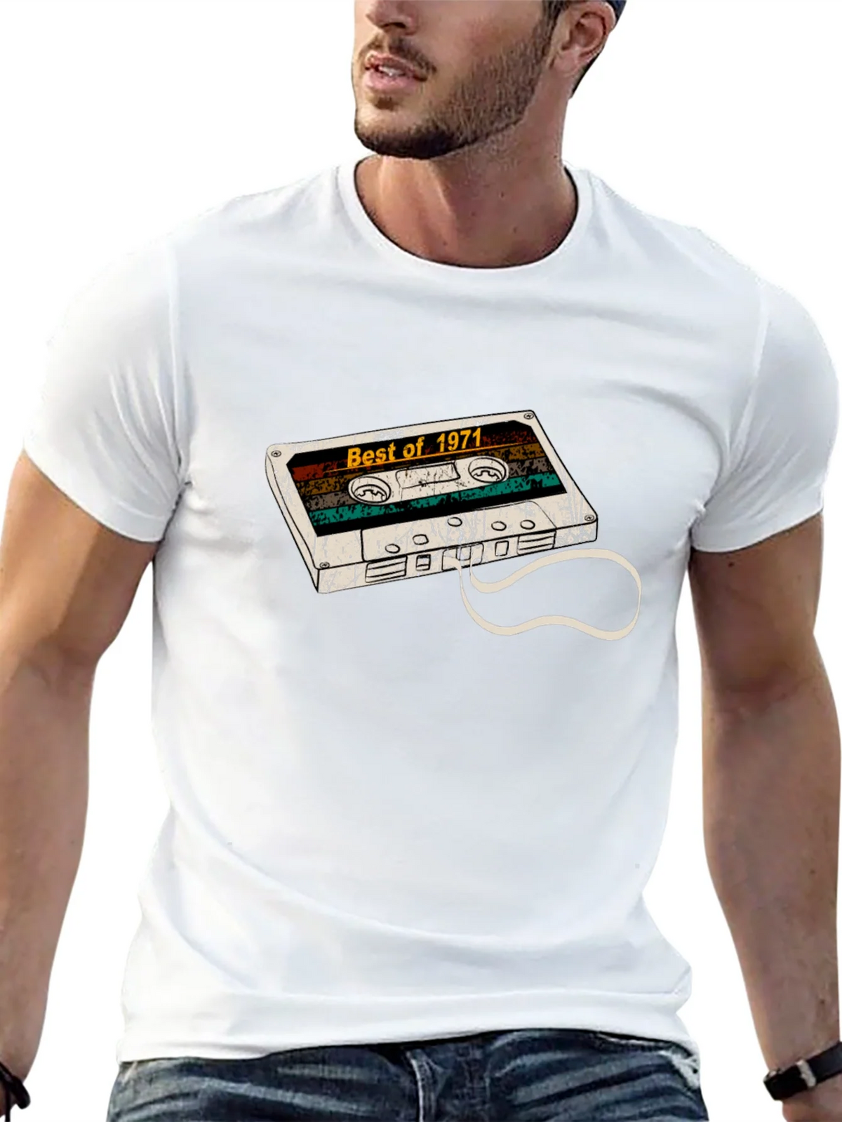 Best of 1971 Cassette Tape Graphic T-Shirt product image 12