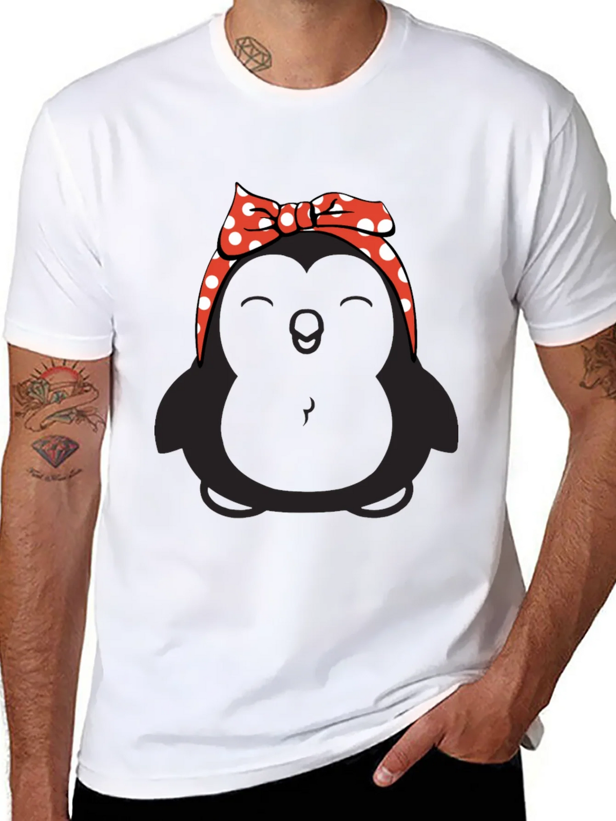 Penguin Headband Graphic Tee product image 7
