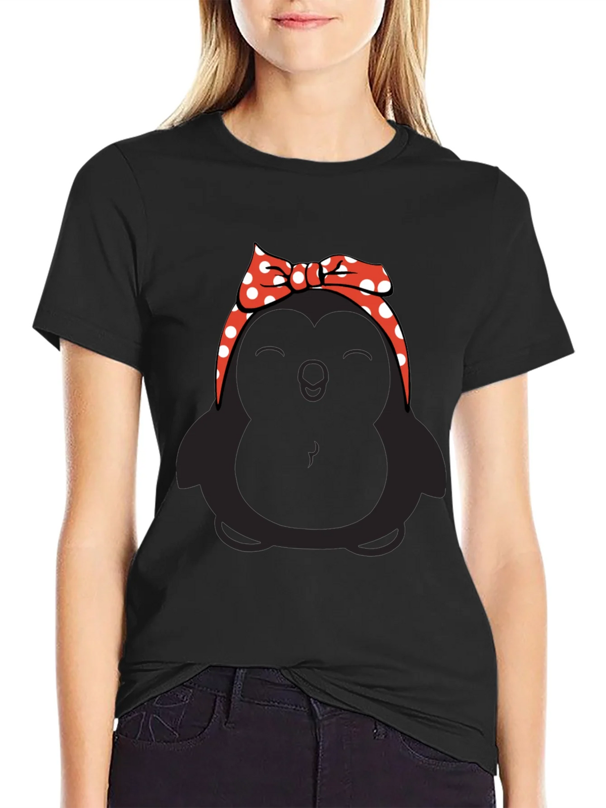 Penguin Headband Graphic Tee product image 2