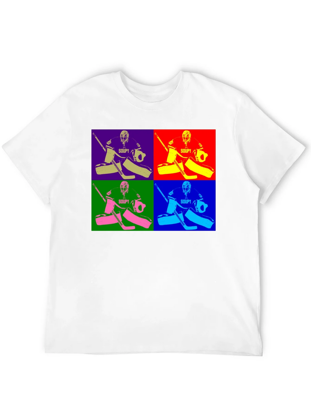 Colorful Hockey Goalie T-Shirt product image 7