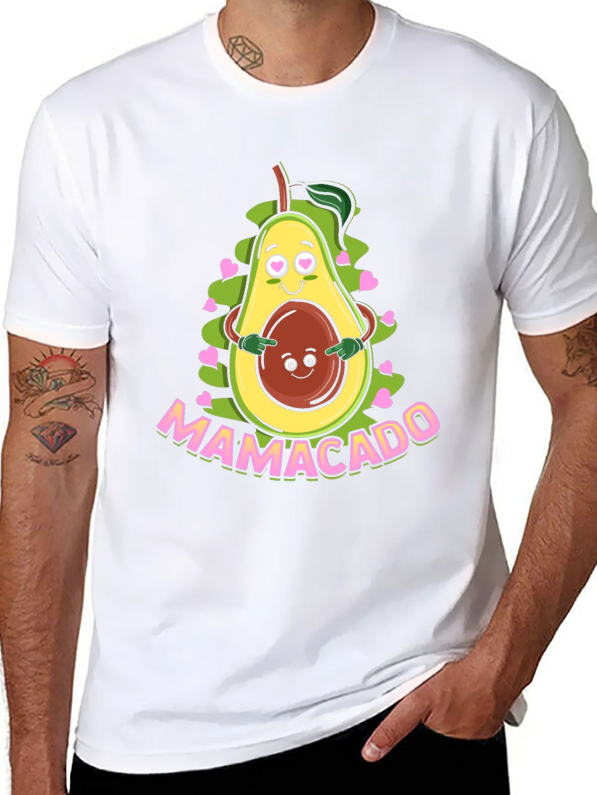 Mamacado Graphic T-Shirt - Cute Avocado Mom Tee product image 7