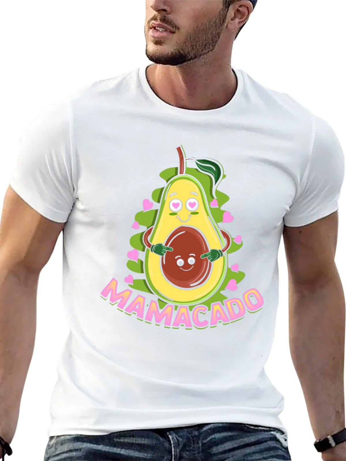 Mamacado Graphic T-Shirt - Cute Avocado Mom Tee product image 12