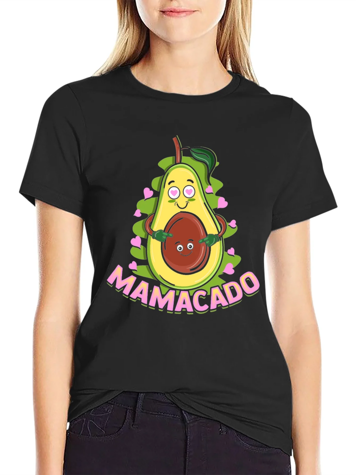 Mamacado Graphic T-Shirt - Cute Avocado Mom Tee product image 2