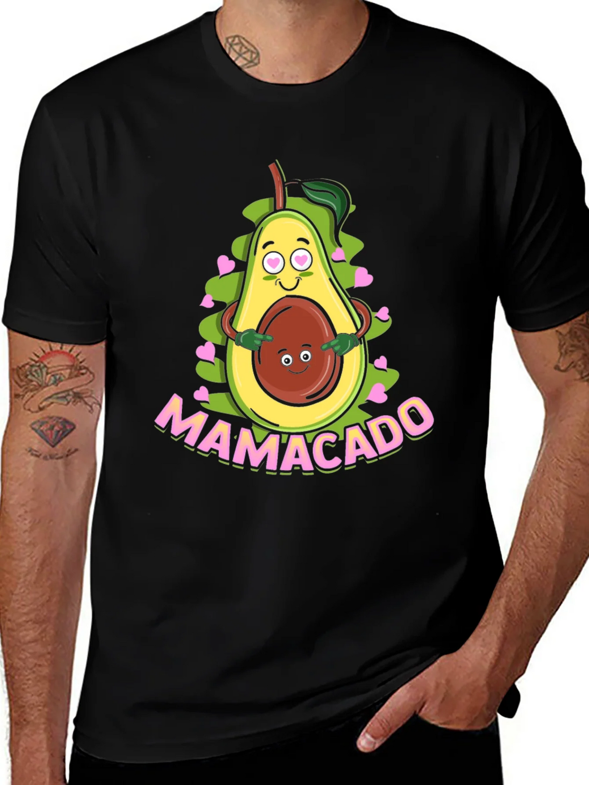 Mamacado Graphic T-Shirt - Cute Avocado Mom Tee product image 1