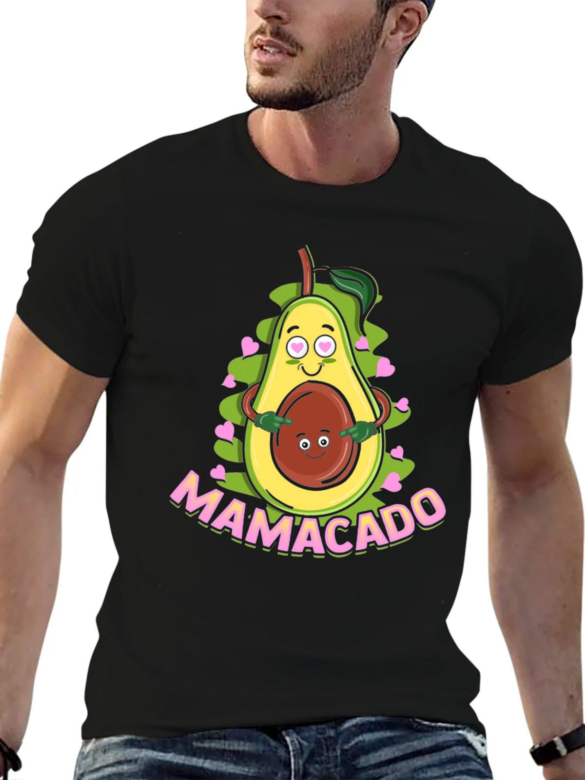 Mamacado Graphic T-Shirt - Cute Avocado Mom Tee product image 6