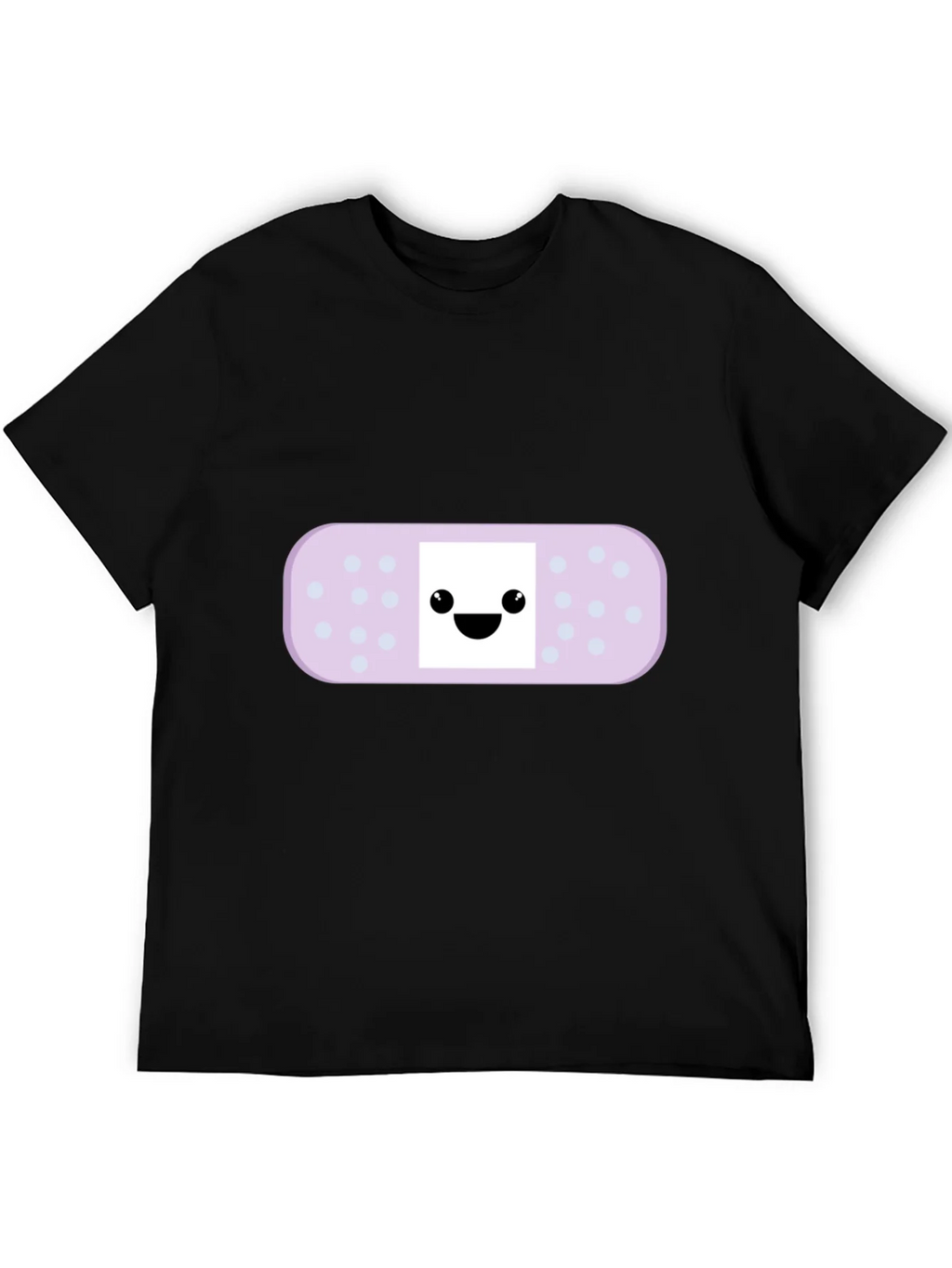 Cute Bandage Cartoon Graphic Tee - Black product image 5