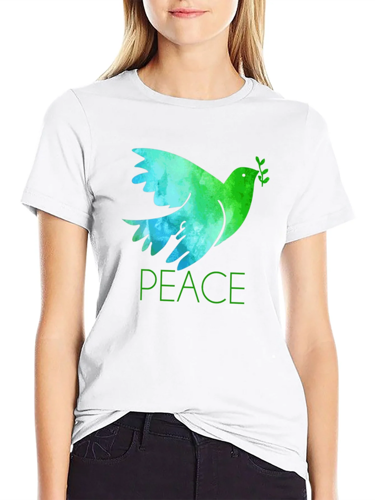 Peace Dove Graphic T-Shirt - Stylish & Comfortable product image 8