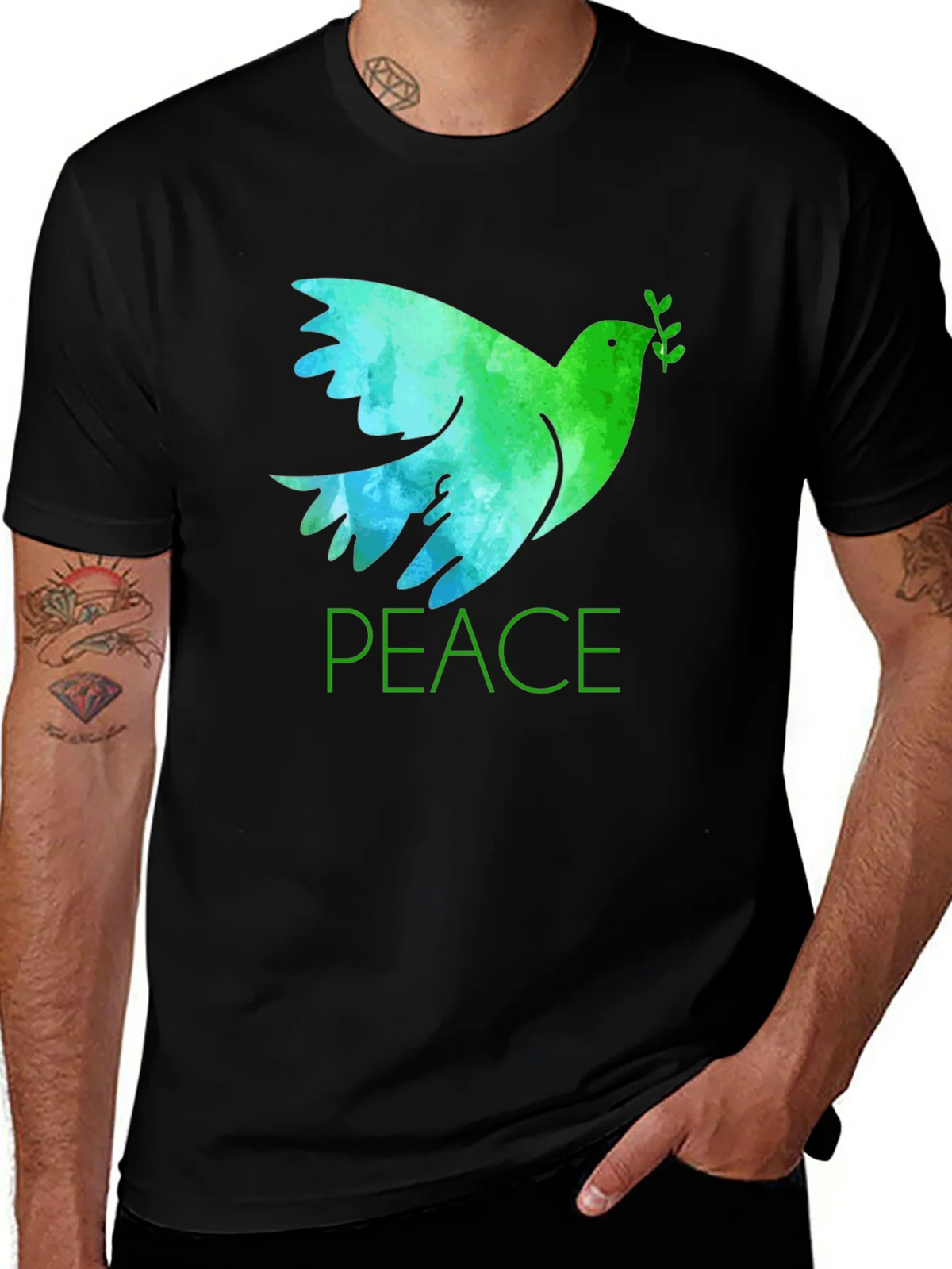 Peace Dove Graphic T-Shirt - Stylish & Comfortable product image 1