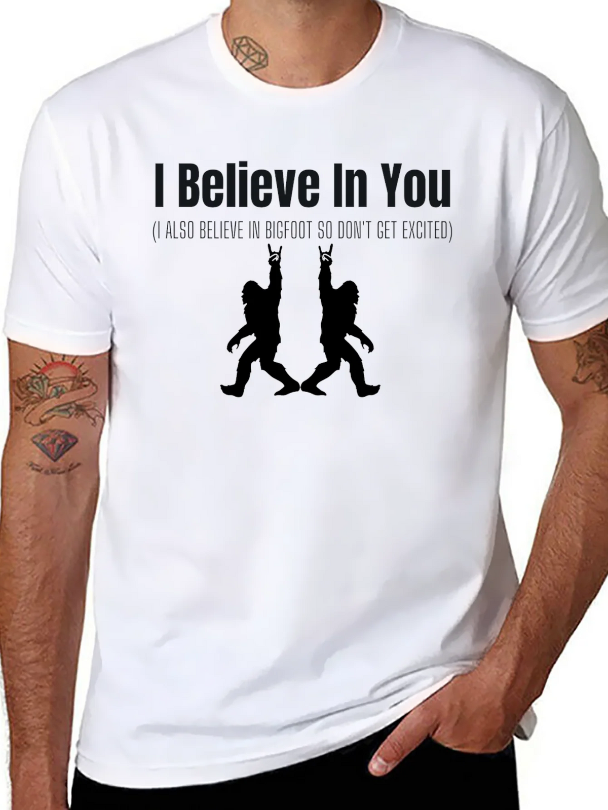 Believe in You Bigfoot Graphic T-Shirt product image 6