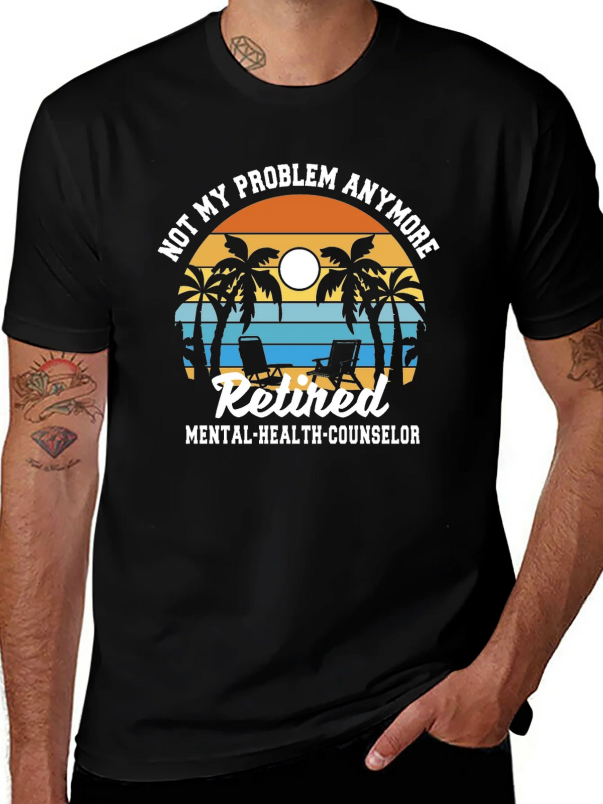 Retired Mental Health Counselor T-Shirt product image 1