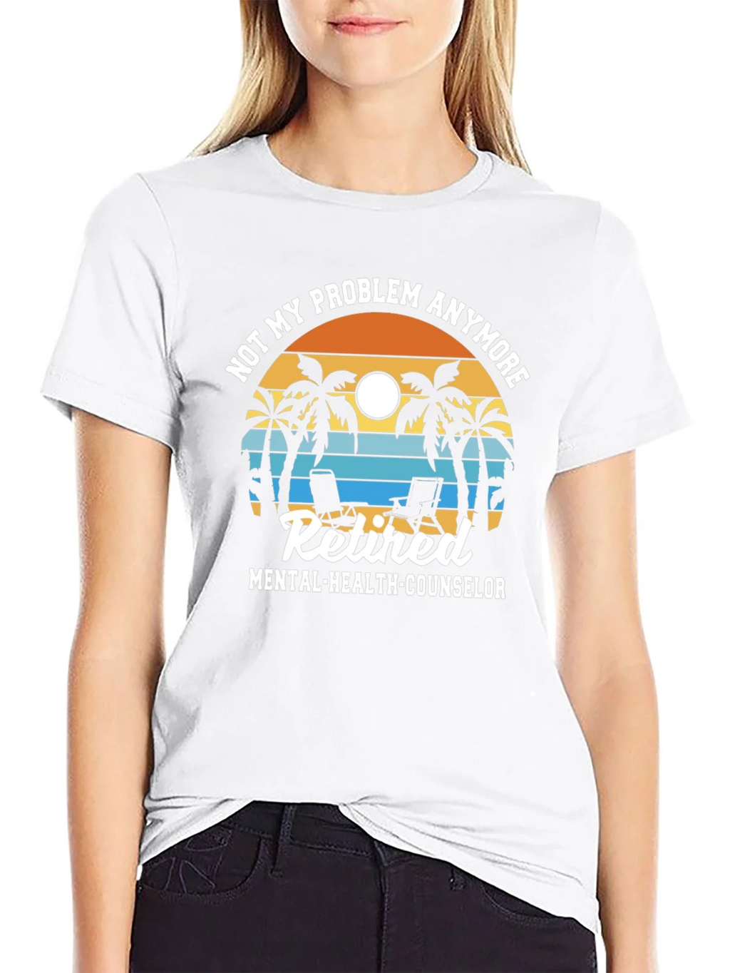 Retired Mental Health Counselor T-Shirt product image 8