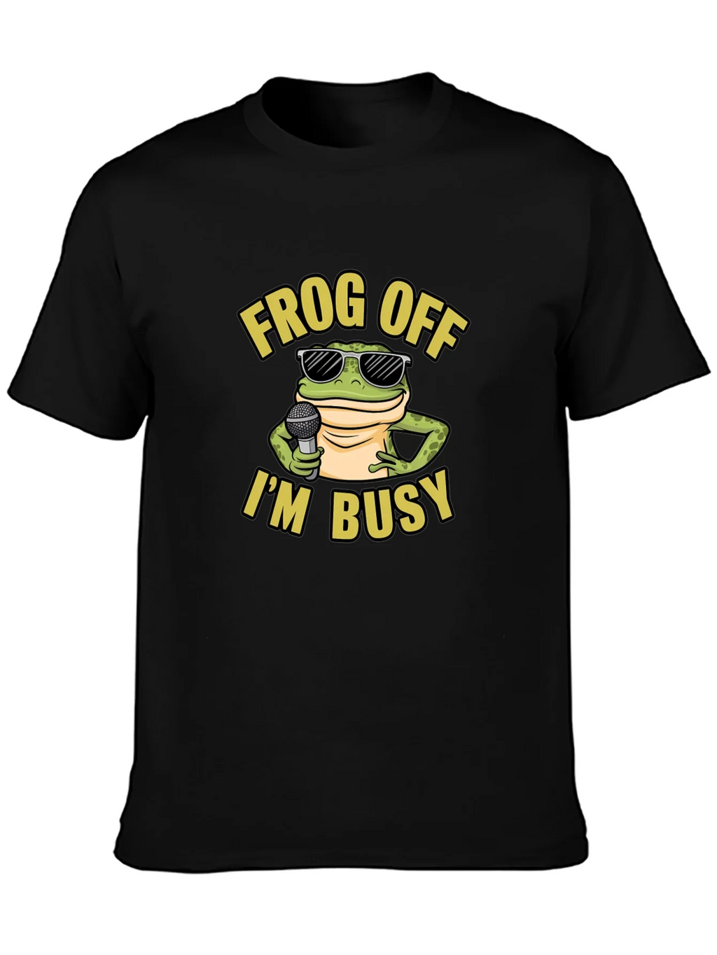 Frog Off Im Busy Graphic T-Shirt product image 3