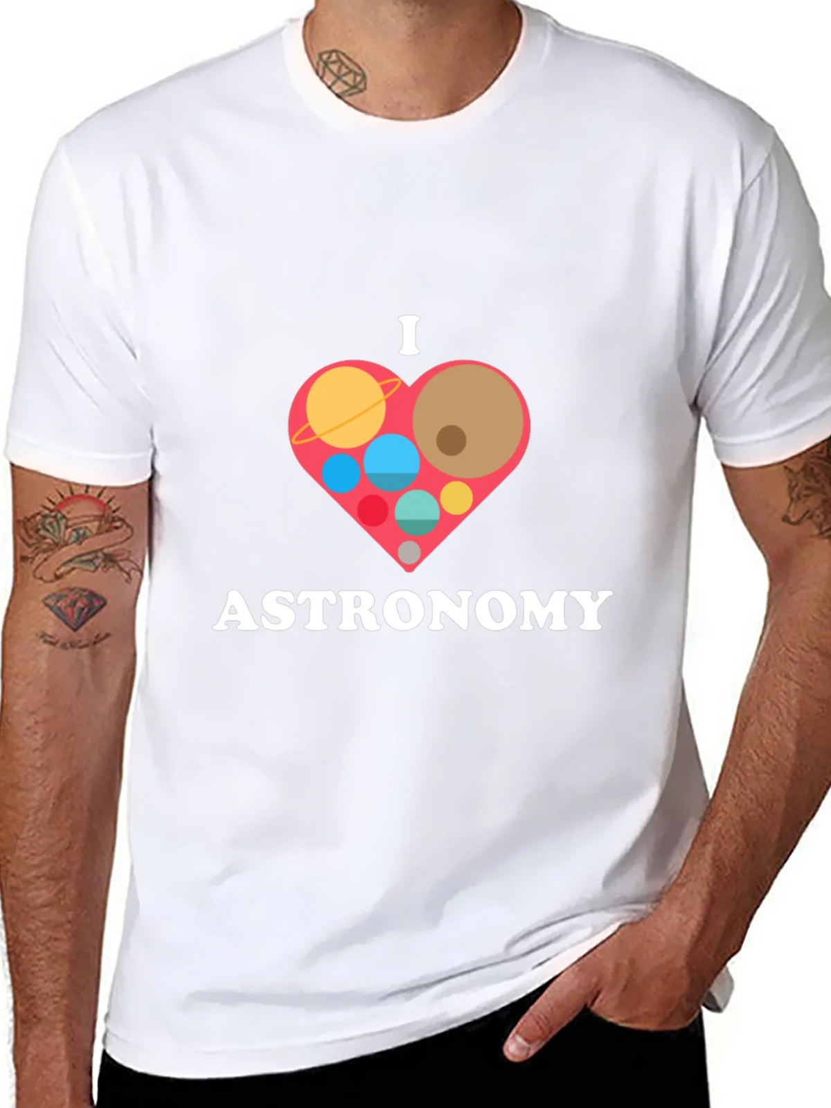 I Love Astronomy T-Shirt product image 7