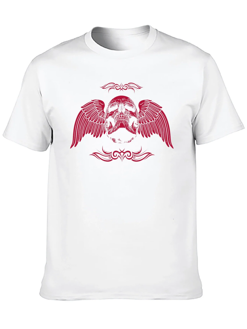 Winged Skull Graphic Tee - Black product image 9