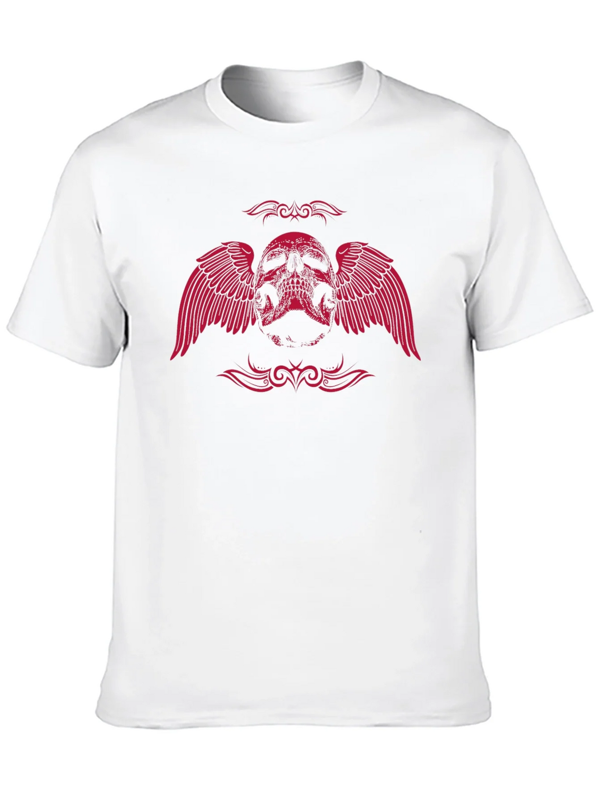 Winged Skull Graphic Tee - Black product image 9