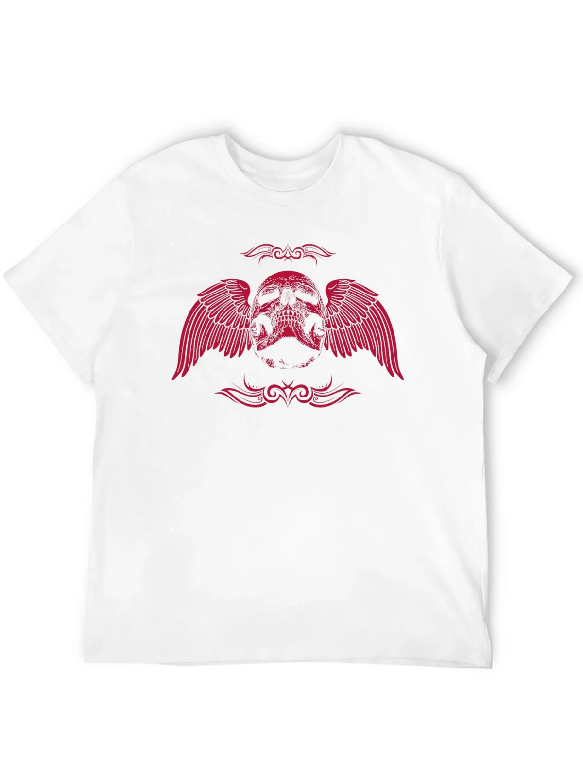 Winged Skull Graphic Tee - Black product image 11