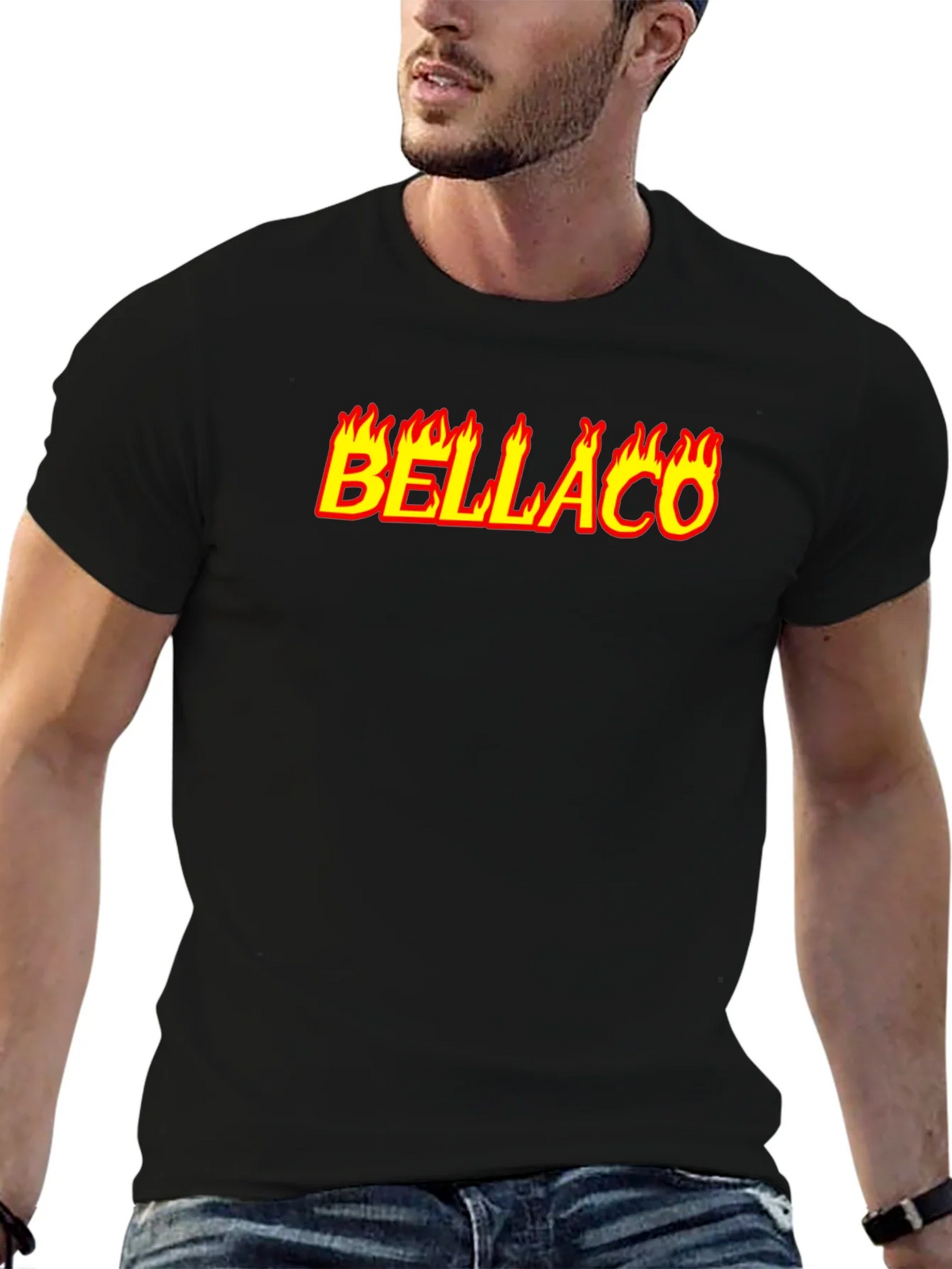 Bellaco Flame Graphic Tee - Bold Statement T-Shirt product image 2