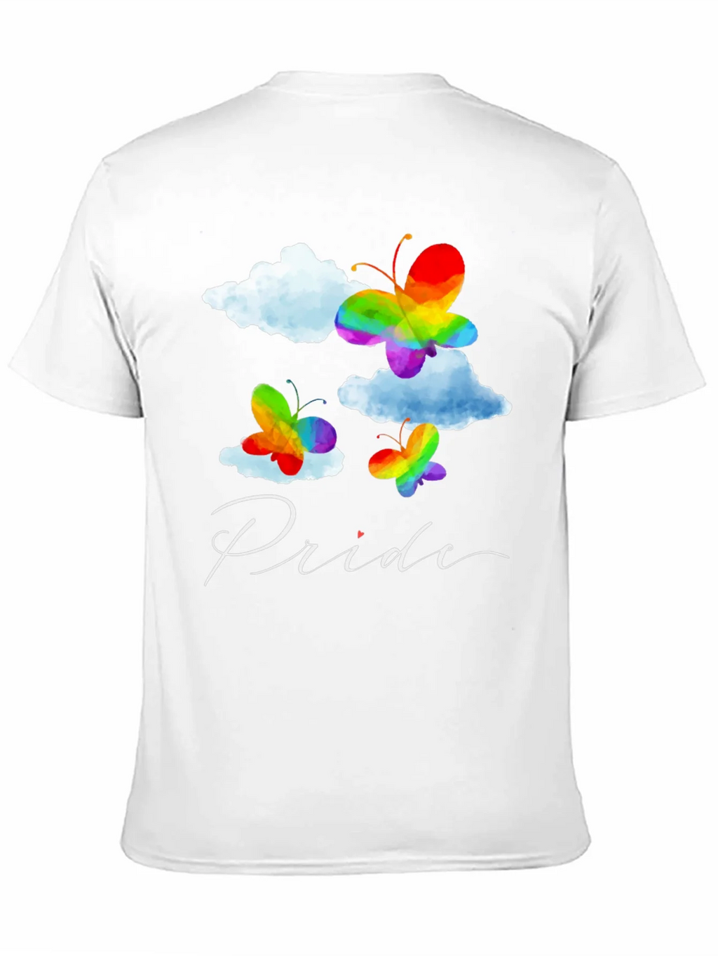 Pride Butterfly Graphic Tee - Black LGBT T-Shirt product image 10