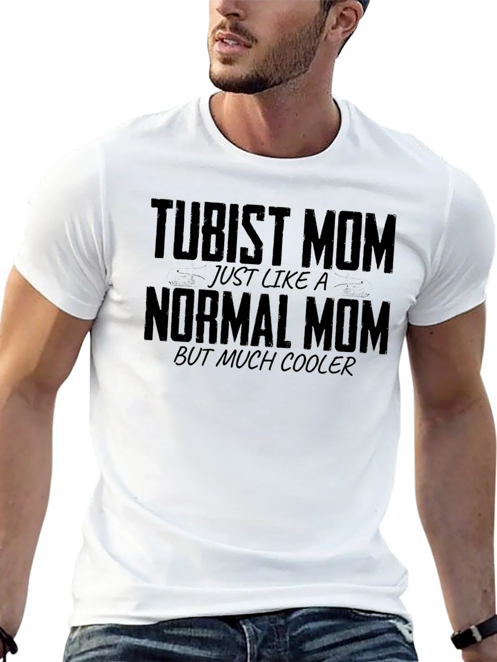 Tubist Mom T-Shirt - Cool Musician Mother Tee product image 4