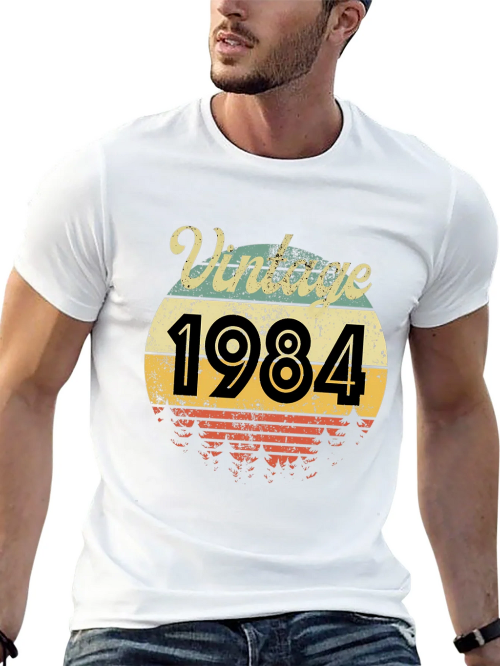 Vintage 1984 Graphic Tee - Retro Birthday Shirt product image 12