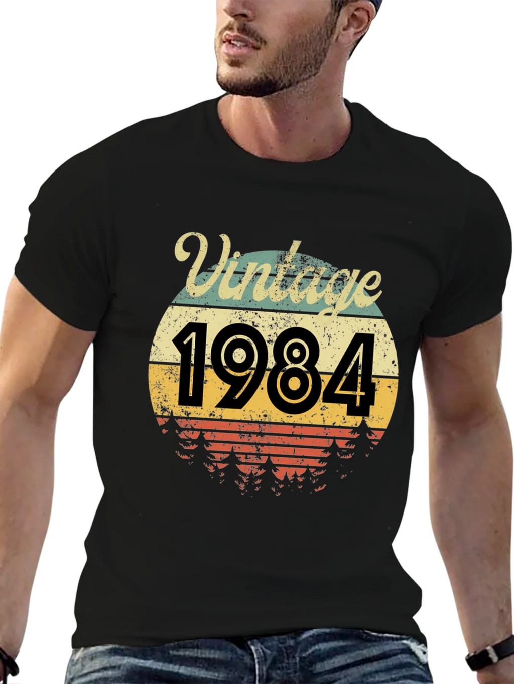 Vintage 1984 Graphic Tee - Retro Birthday Shirt product image 6